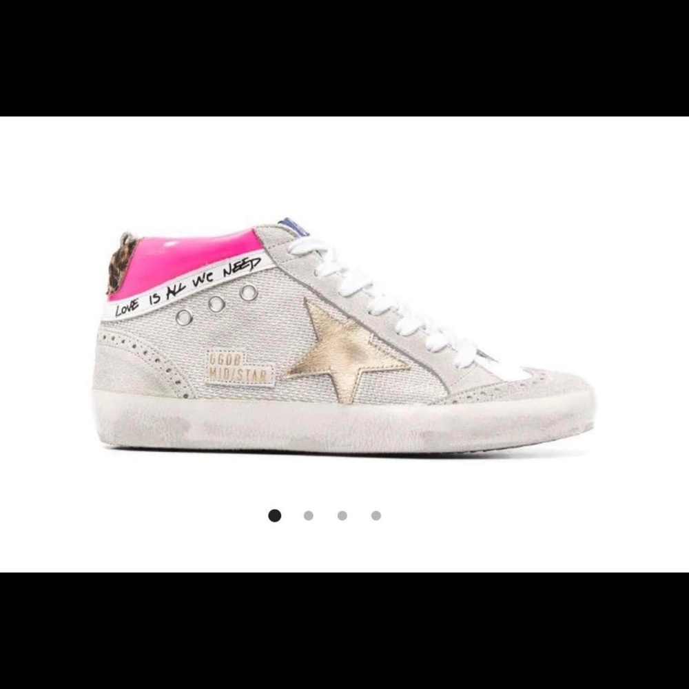 Golden goose from a boutique.